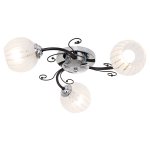 Люстра классическая Экономсвет 50171/3BK+CR WT