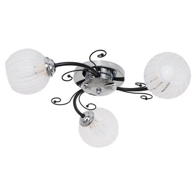 Люстра классическая Экономсвет 50171/3BK+CR WT