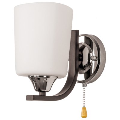 Светильник ЭкономСвет 50206/1wCR+BK WT