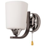 Светильник ЭкономСвет 50206/1wCR+BK WT