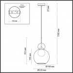 Подвесной светильник Odeon Light 5021/1 Blacky