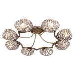 Люстра еврокаркас Экономсвет 50226/8AB BK+CL