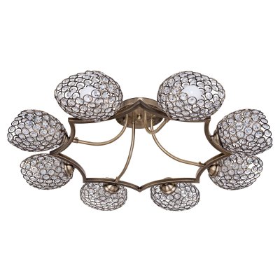 Люстра еврокаркас Экономсвет 50226/8AB BK+CL