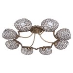 Люстра еврокаркас Экономсвет 50226/8AB BK+CL