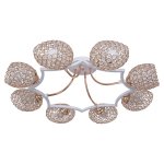 Люстра еврокаркас Экономсвет 50226/8WT+FGD CL+FGD