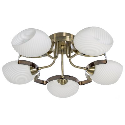 Светильник ЭкономСвет 50228/5BCU WT*6