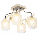 Потолочный светильник Экономсвет 50262/4CR+WTD WT