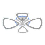 Люстра светодиодная Gerhort 50338/2+2WT RGB