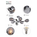 Люстра Rivoli Marita 5039-306 6 х Е14 40 Вт лофт - кантри