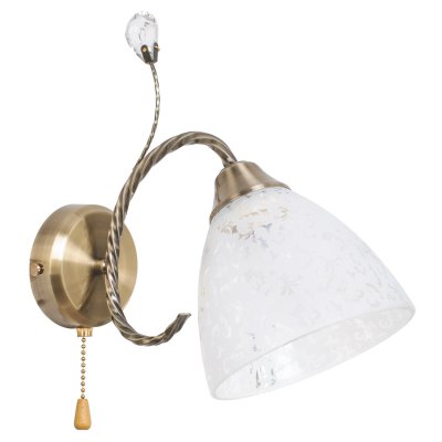 Светильник бра классическое Экономсвет 50391/1wAB WT