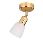 Спот Escada 5039/1PA E14*40W Gold/White FABIUS