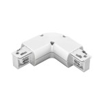 Соединитель L-образный трехфазный белый Lightstar 504126 Barra