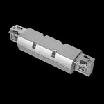 Соединитель большой прямой трехфазный Lightstar 504189 Barra