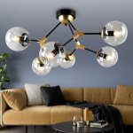 Люстра Rivoli Parte 5044-306 6 х Е14 40 Вт лофт - кантри