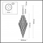 Люстра Odeon Light 5049/54 HALL