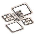 Люстра светодиодная Экономсвет 50541/4CR