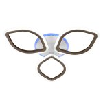 Люстра светодиодная Gerhort 50555/3AB