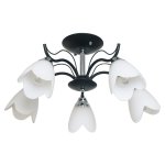 Люстра современная Экономсвет 50588/5CR+BK WT