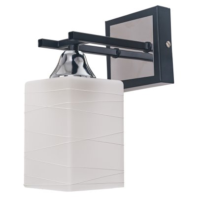 Настенный светильник Экономсвет 50611/1wCR+BK WT Настенный светильник Экономсвет 50611/1wCR+BK WT