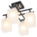 Люстра еврокаркас Экономсвет 50611/4CR+BK WT