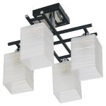 Люстра еврокаркас Экономсвет 50611/4CR+BK WT