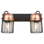 Светильник настенно-потолочный спот Rivoli Anemon 5062-702 поворотный 2 х E27 40 Вт лофт - кантри