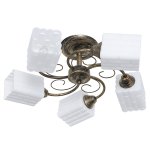 Светильник ЭкономСвет 50625/5BR WT