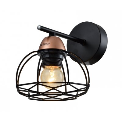 Бра светильник Rivoli Gekuba 5064-401 настенный 1 х E27 40 Вт лофт - кантри