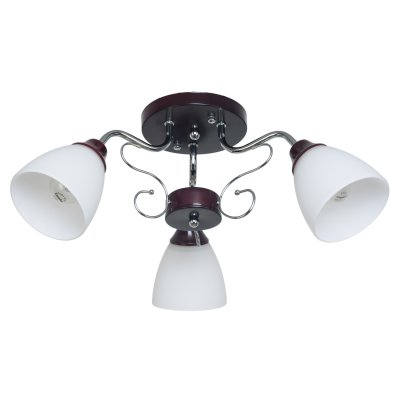 Потолочный светильник 50640/3CR+BR WT Экономсвет Потолочный светильник 50640/3CR+BR WT Экономсвет