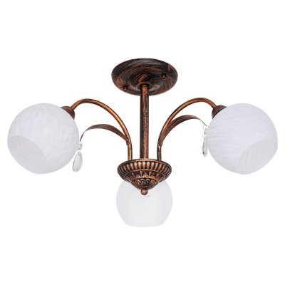 Светильник ЭкономСвет 50690/3BR WT