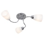 Люстра на 3 лампы эконом 50785/3CR WT