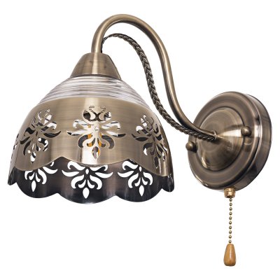 Светильник бра классическое Экономсвет 50791/1wAB WT+AB