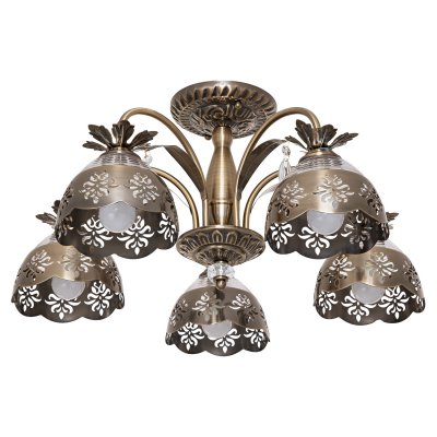 Люстра классическая Экономсвет 50808/5AB AB+CL Люстра классическая Экономсвет 50808/5AB AB+CL