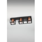 Светильник потолочный Rivoli Raffaela 5082-303 3 * GU10 25 Вт накладной для натяжных потолков лофт - кантри