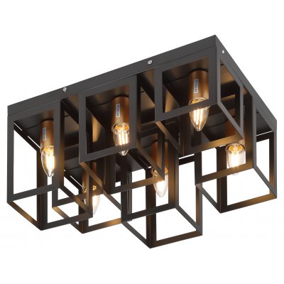 Светильник потолочный Rivoli Aneli 5084-306 6 * Е27 40 Вт лофт - кантри