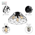 Светильник потолочный Rivoli Molly 5091-203 3 х Е27 40 Вт лофт-кантри для натяжных потолков