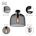Светильник потолочный Rivoli Armina 5095-201 1 х Е27 40 Вт лофт-кантри для натяжных потолков