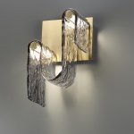 5106/11WL L-VISION  ODL26 золотой брашинг/дымчатый металл/стекло Настенный светильник LED x 11W 4000K FLOW