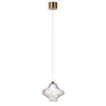 5107/3L L-VISION  ODL26 антич.бронза/прозрачный металл/стекло Подвес LED x 3W 4000K ORDI