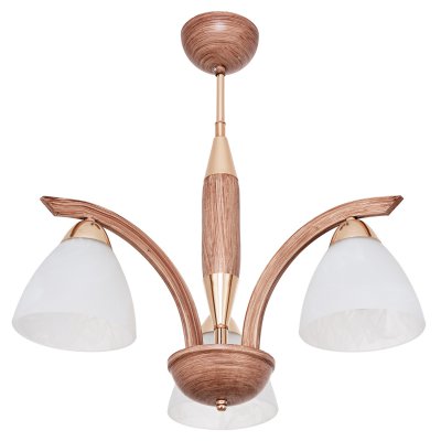 Люстра классическая Экономсвет 5108/3GD+BR WT