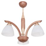 Люстра классическая Экономсвет 5108/3GD+BR WT