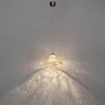 5108/3LA L-VISION  ODL26 антич.бронза/янтарный металл/стекло Подвес LED x 3W 4000K ORDI