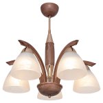 Люстра классическая Экономсвет 5108/5GD+BR WT