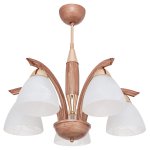 Люстра классическая Экономсвет 5108/5GD+BR WT