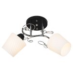 Потолочный светильник Экономсвет 51166/2BK+CR WT