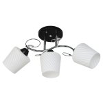 Люстра эконом Экономсвет 51166/3BK+CR WT