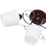 Люстра эконом Экономсвет 51166/3BK+CR WT