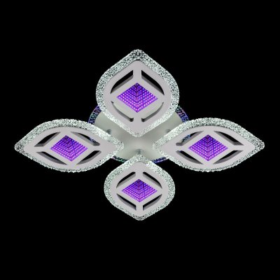 Потолочный светодиодный светильник 51242/4+1WT RBP+3D ЭкономСвет Потолочный светодиодный светильник 51242/4+1WT RBP+3D ЭкономСвет