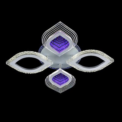 Потолочный светодиодный светильник 51256/4+1WT RBP+3D ЭкономСвет Потолочный светодиодный светильник 51256/4+1WT RBP+3D ЭкономСвет