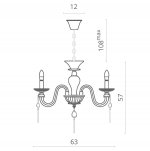 Светильник подвесной Divinare 5126/07 LM-6 MONNA